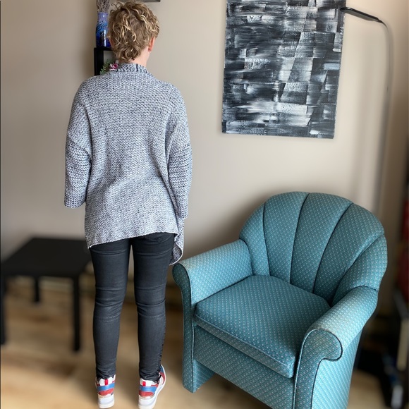 Zara 3/4 Sleeve Slouchy Knit Cardigan. Like New! - Picture 6 of 12